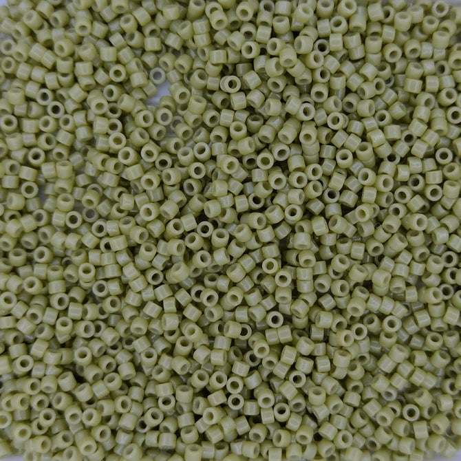 DB2124 - 1g Size 11/0 delicas in Duracoat Opaque Cactus