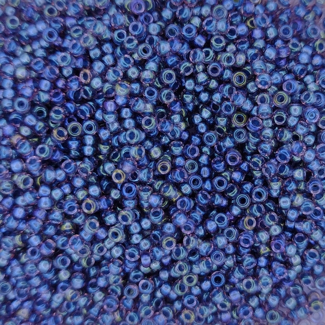 3747 - 10g Size 11/0 Miyuki seed beads in Fancy lined Anchor Grey