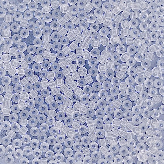 0131 - 10g Size 8/0 Miyuki seed beads in Crystal