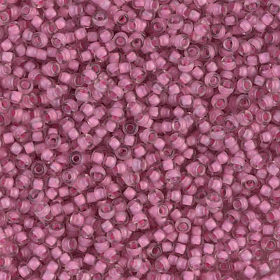 1931 - 5g Size 15/0 Miyuki seed beads in Light Raspberry lined