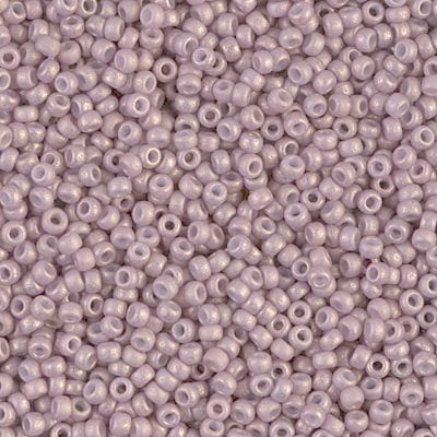 2027 - 5g Size 15/0 Miyuki seed beads in Matt Dusty Mauve