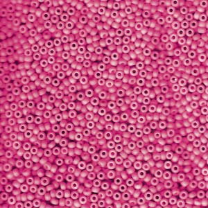 2045 - 50g Size 11/0 Miyuki seed beads in Special dyed Bright Pink