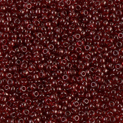 0304 - 50g Size 11/0 Miyuki seed beads in Garnet Gold Lustre