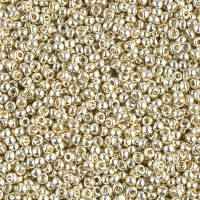 4201 - 10g Size 11/0 Miyuki seed beads in Duracoat Galvanised Silver