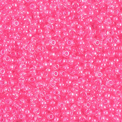 4299 - 10g Size 11/0 Miyuki seed beads in Luminous Cotton Candy