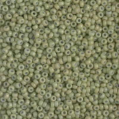 4473 - 50g Size 11/0 Miyuki seed beads in Duracoat Opaque Fennel
