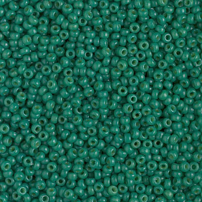 4477 - 10g Size 11/0 Miyuki seed beads in Duracoat Opaque Spruce
