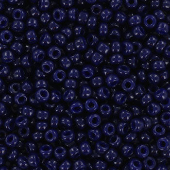 4494 - 10g Size 8/0 Miyuki seed beads in Duracoat Opaque Navy Blue