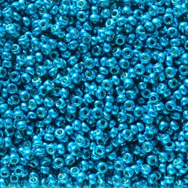5113 - 10g Size 11/0 Miyuki seed beads in Duracoat Galvanised Capri Blue
