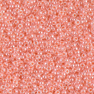 0539 - 10g Size 11/0 Miyuki seed beads in Salmon Ceylon