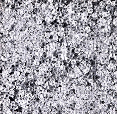 0131 - 5g Size 15/0 Miyuki seed beads in Crystal