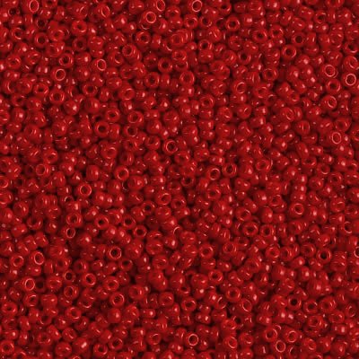 1684 - 10g Size 11/0 Miyuki seed beads in Opaque Red