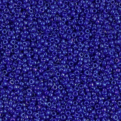 1945 - 5g Size 15/0 Miyuki seed beads in Opaque Cobalt Lustre