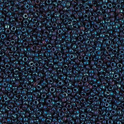1959 - 5g Size 15/0 Miyuki seed beads in Metallic Blue Iris