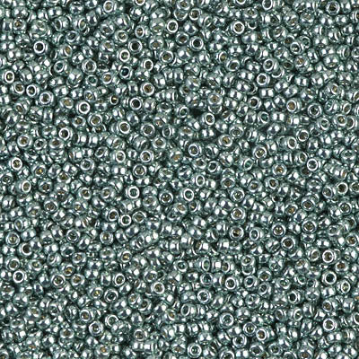 4216 - 5g Size 15/0 Miyuki seed beads in Duracoat Galvanised Seafoam