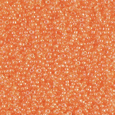 4298 - 10g Size 11/0 Miyuki seed beads in Luminous Creamiscle