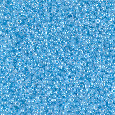 4300 - 5g Size 15/0 Miyuki seed beads in Luminous Ocean Blue