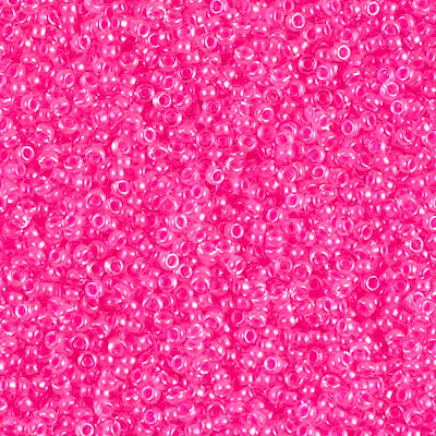 4301 - 5g Size 15/0 Miyuki seed beads in Luminous Wild Strawberry