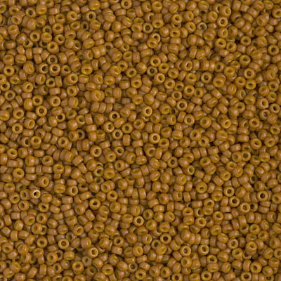 4460 - 5g Size 15/0 Miyuki seed beads in Duracoat Opaque Toast