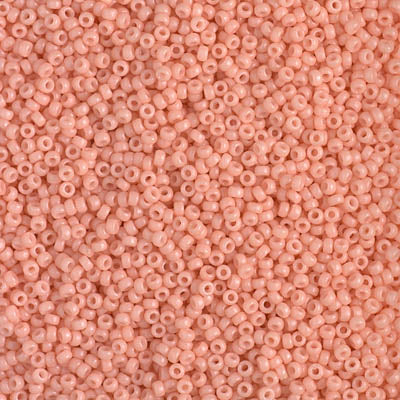 4461 - 5g Size 15/0 Miyuki seed beads in Duracoat Opaque Tea Rose