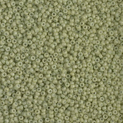 4473 - 25g Size 15/0 Miyuki seed beads in Duracoat Opaque Fennel