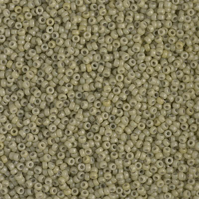 4474 - 25g Size 15/0 Miyuki seed beads in Duracoat Opaque Cactus