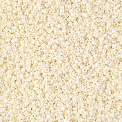 0594 - 25g Size 15/0 Miyuki seed beads in Cream Ceylon