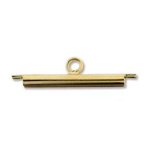 Miyuki Slide tube in Gold - 20mm