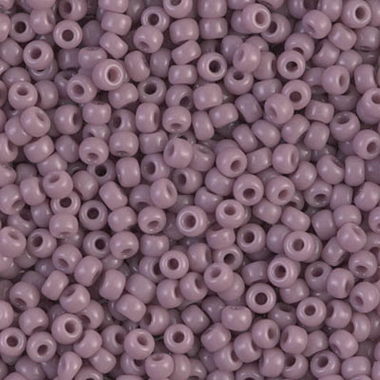 0410 - 50g Size 8/0 Miyuki seed beads in Opaque Mauve