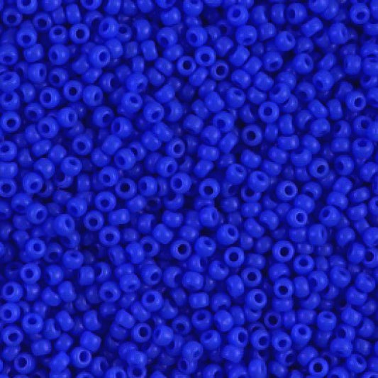 0417 - 5g Size 15/0 Miyuki seed beads in Opaque Blue