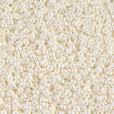 0591 - 10g Size 8/0 Miyuki seed beads in Ivory Pearl Ceylon