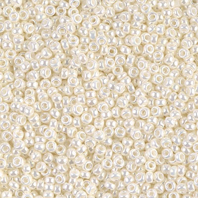 0591 - 10g Size 8/0 Miyuki seed beads in Ivory Pearl Ceylon