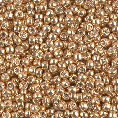 1052 - 10g Size 8/0 Miyuki seed beads in Galvanised Gold