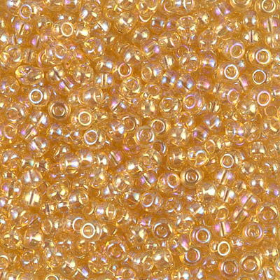 0251 - 50g Size 8/0 Miyuki seed beads in Transparent Light Topaz AB