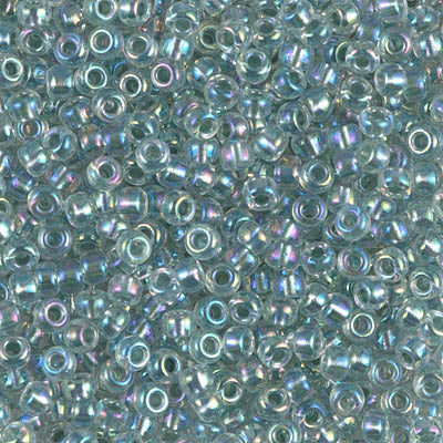0263 - 10g Size 8/0 Miyuki seed beads in Seafoam lined Crystal
