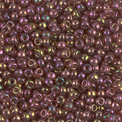 0301 - 10g Size 8/0 Miyuki seed beads in Dark Topaz Rainbow