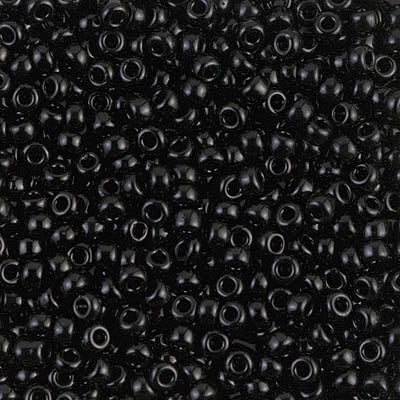 0401 - 10g Size 8/0 Miyuki seed beads in Black