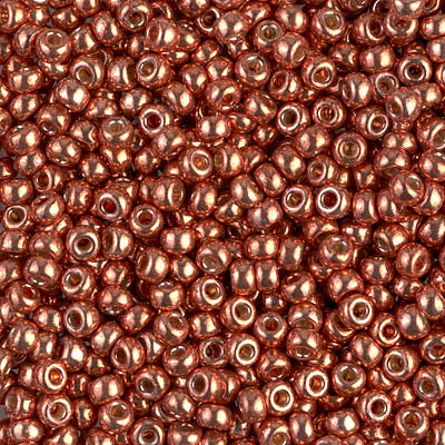 4207 - 10g Size 8/0 Miyuki seed beads in Galvanised Pink Blush