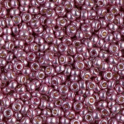 4218 - 10g Size 8/0 Miyuki seed beads in Duracoat Galvanised Dusty Orchid