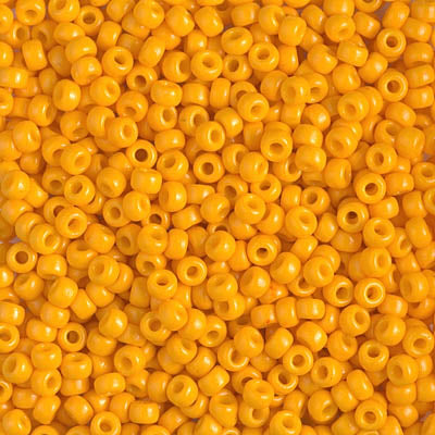 4453 - 10g Size 8/0 Miyuki seed beads in Duracoat Opaque Yellow