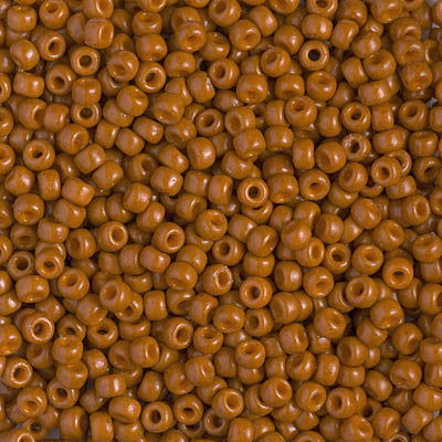 4458 - 10g Size 8/0 Miyuki seed beads in Duracoat Opaque Persimmon