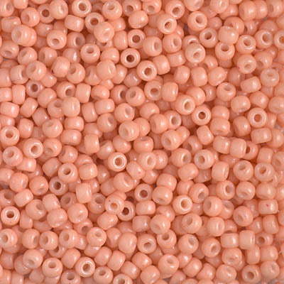4461 - 10g Size 8/0 Miyuki seed beads in Duracoat Opaque Tea Rose