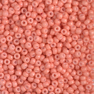 4462 - 10g Size 8/0 Miyuki seed beads in Duracoat Opaque Salmon