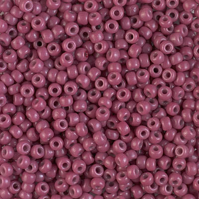 4468 - 10g Size 8/0 Miyuki seed beads in Duracoat Opaque Pansy