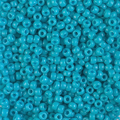 4480 - 10g Size 8/0 Miyuki seed beads in Duracoat Opaque Underwater Blue