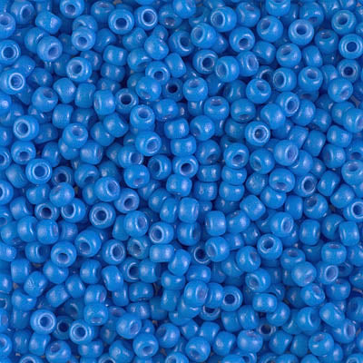 4484 - 10g Size 8/0 Miyuki seed beads in Duracoat Opaque Delphinium