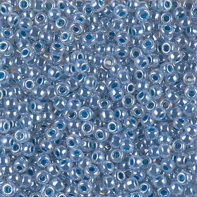 0545 - 10g Size 8/0 Miyuki seed beads in Dark Sky Blue Ceylon