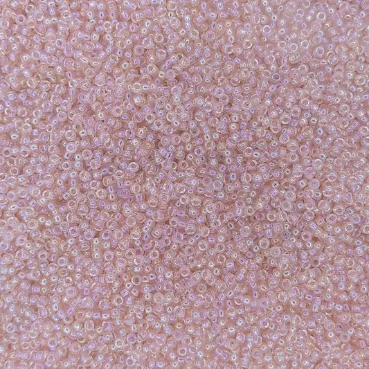 0292 - 10g Size 11/0 Miyuki seed beads in Light Tea Rose AB