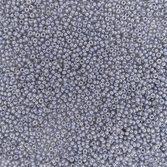 0368 - 50g Size 11/0 Miyuki seed beads in Silver Grey Lustre