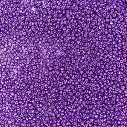 5108 - 10g Size 11/0 Miyuki seed beads in Duracoat Galvanised Purple Orchid